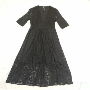 Free People Lace Midi Dress 6